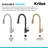 KRAUS Bolden Motion Sensor Single Handle Pull Down Touchless Kitchen Faucet-100066503