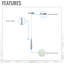 Luminaire suspendu simple 1 lumière Aeisha-194959900