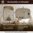 Contemporary Oblong Bathroom Vanity Mirror | Stainless Steel Thick Frame-1308943052-1337529329