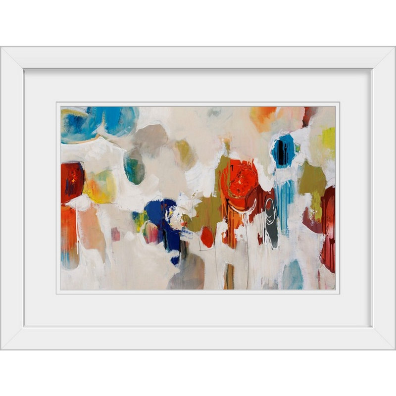 «Gum Drop», reproduction, H 20 po x l 26 po x P 1 po, Cadre blanc