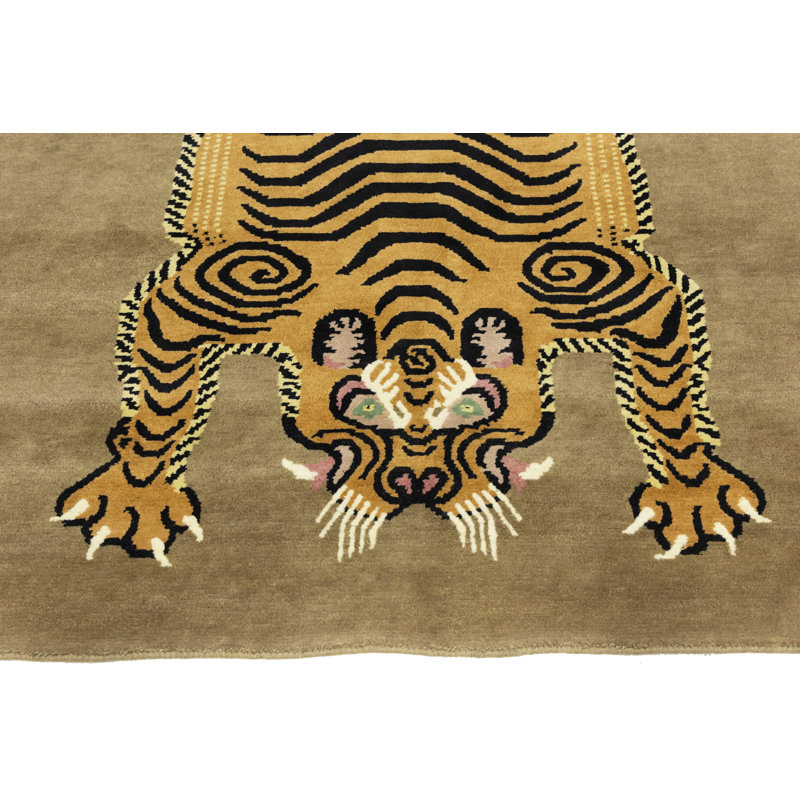 Tapis en laine Nevaehrose, Carré 8 pi 1 po
