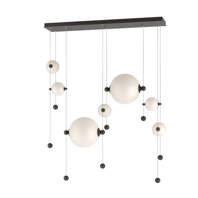 Luminaire suspendu en forme de globe à 7 lumières Abacus