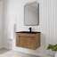 Ensemble de meuble-lavabo simple 30 po avec plateau en céramique Deontrae-506782562
