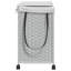  Panier à linge avec roulettes - rotin blanc 23,6 po x 13,8 po x 23,8 po