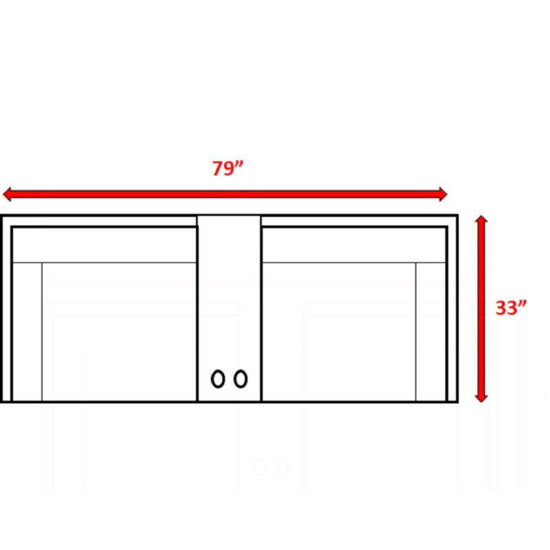 Ensemble de conversation pour canapé de patio en osier pour 2 personnes avec coussins entièrement assemblé