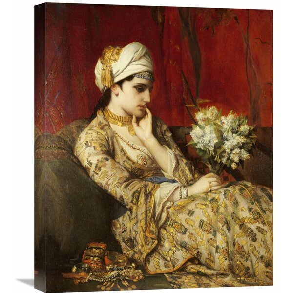 Global Gallery The Odalisque On Canvas by Jan Frans Portaels Print ...