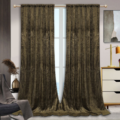 Johnalyn Velvet Blackout Curtain