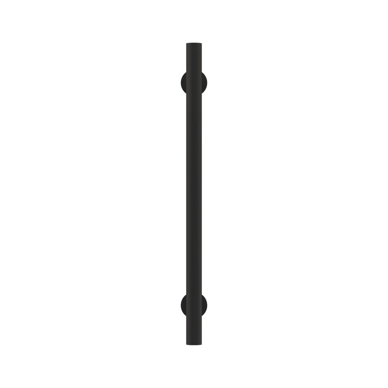 Poignée barre Radius, Noir mat, 7.5625"
