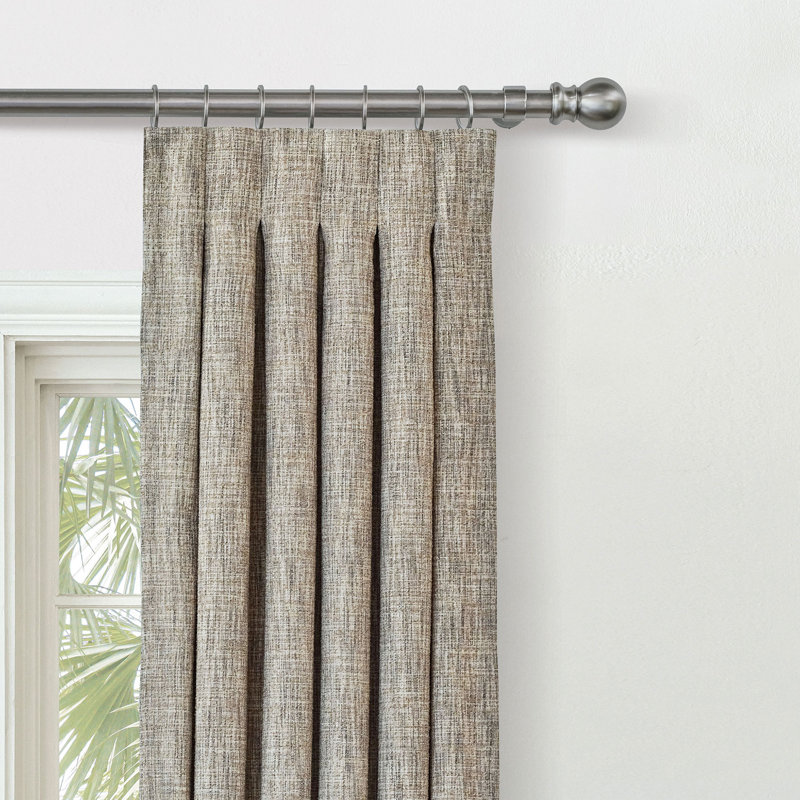 Cavill Room Darkening Curtain, Wheat, 40" W x 108" L