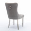 Knocker Ring Wing Back Velvet Dining Kitchen Chairs-1962909561-2002614071