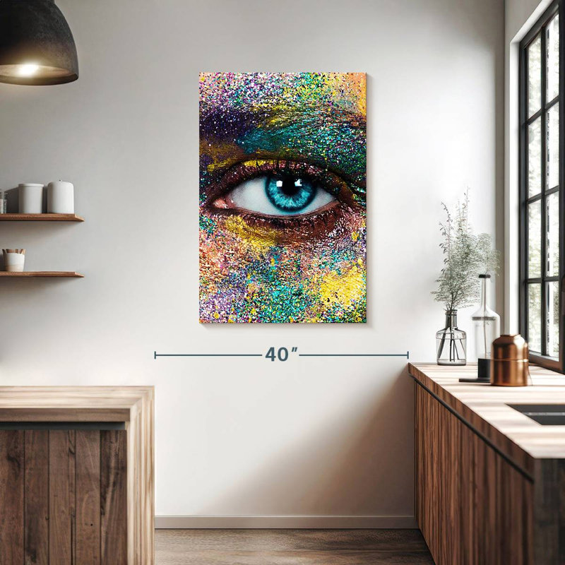 Shuttleworth Creative Glitter Makeup, 39" H x 26" W