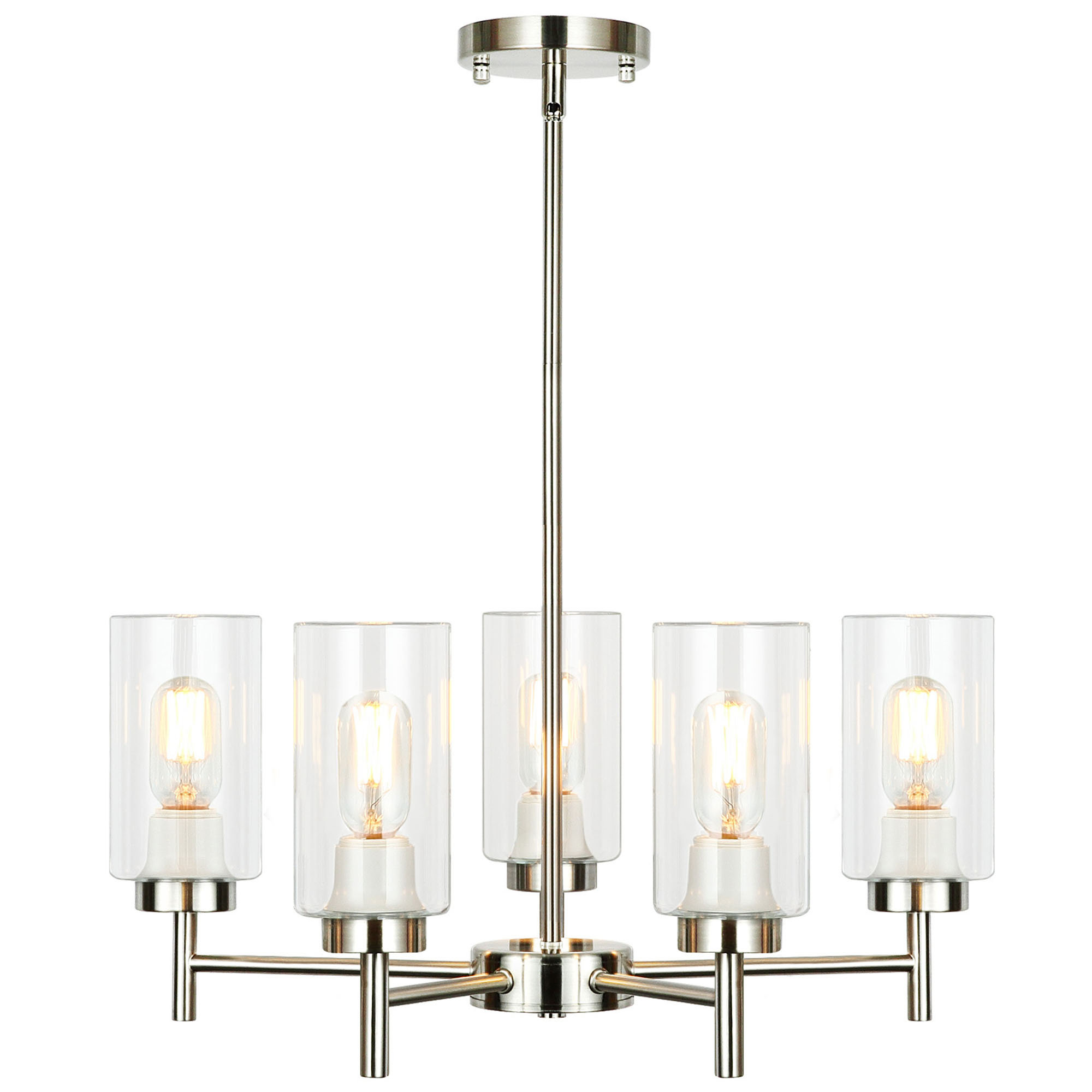 5 Light Linear Modern Chandelier