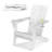 HDPE Folding Adirondack Chair With Cup Holder-454785612