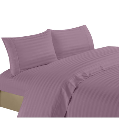 Egyptian Cotton Striped Sheet Set