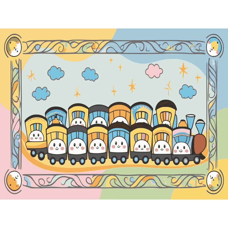 Tapis pour enfant Zoomie, Rectangulaire 8 pi x 12 pi