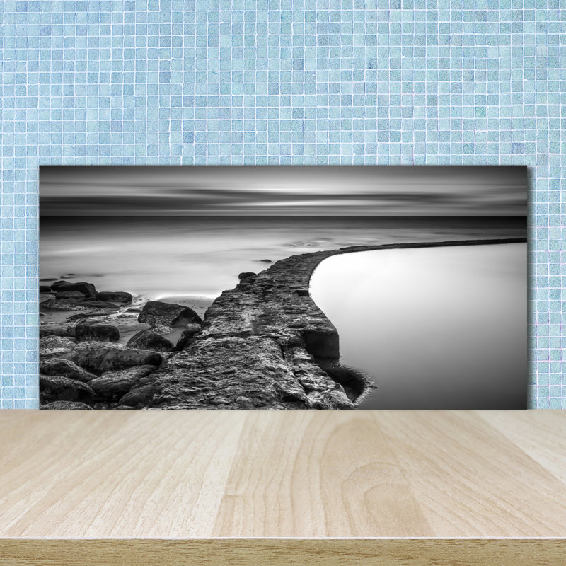 50cm W x 100cm L Glass Peel and Stick Panel