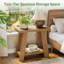 Table de bout en bois massif avec rangement-122569272-131967774