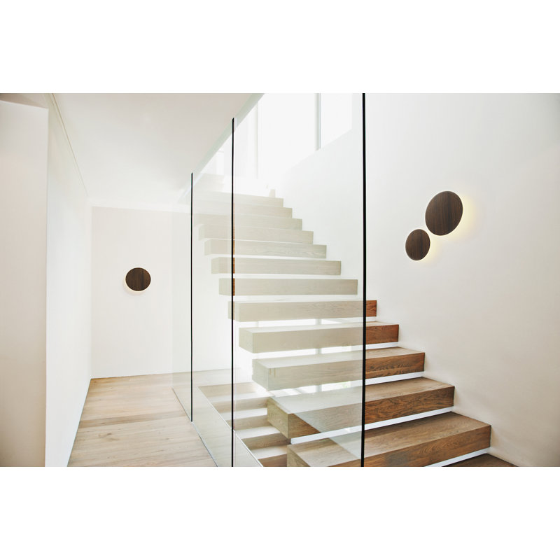 Ramen Nickel Finish 12" Dimmable LED Sconce
