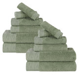 Ensemble de serviettes en rayonne de bambou et en coton mélangé hypoallergénique