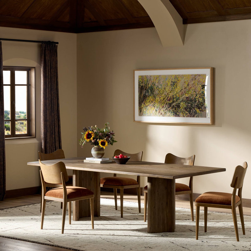 Assisi Pershing Dining Table-Weathered Acacia Veneer