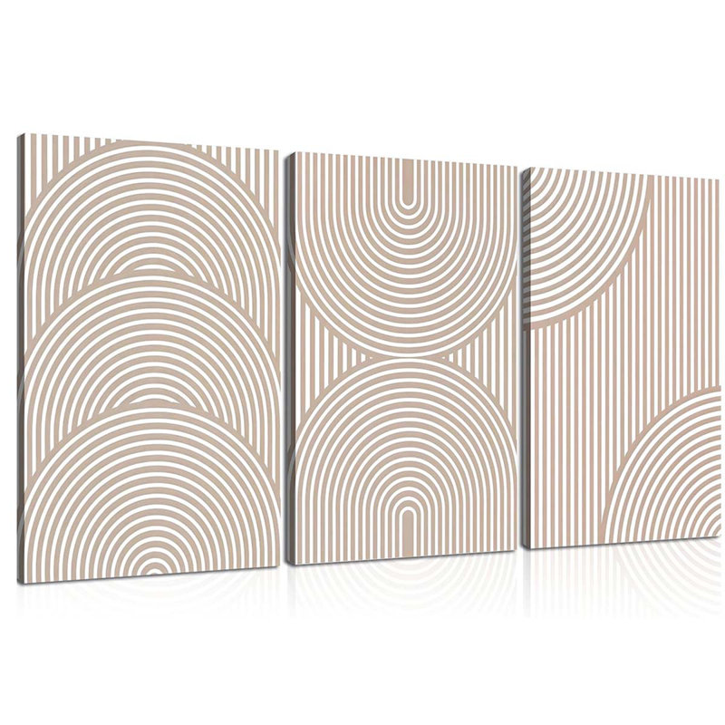 3 Piece Wrapped Canvas Print, 60 cm H x 120 cm W