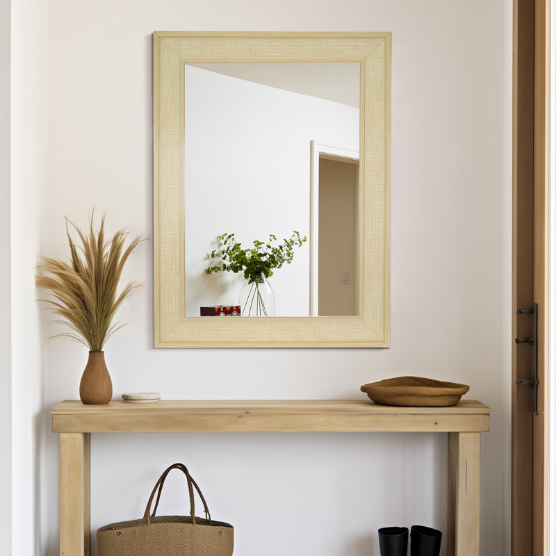 Miroir mural PS - 30 po x 40 po, Blanc