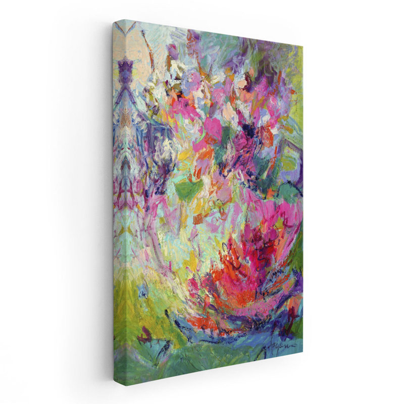 «Bold Flourish III», reproduction d'art sur toile, H 30 po x l 20 po