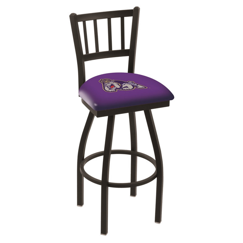 Tabouret de comptoir pivotant de 25 po NCAA, Dukes de James Madison, 25 po de hauteur