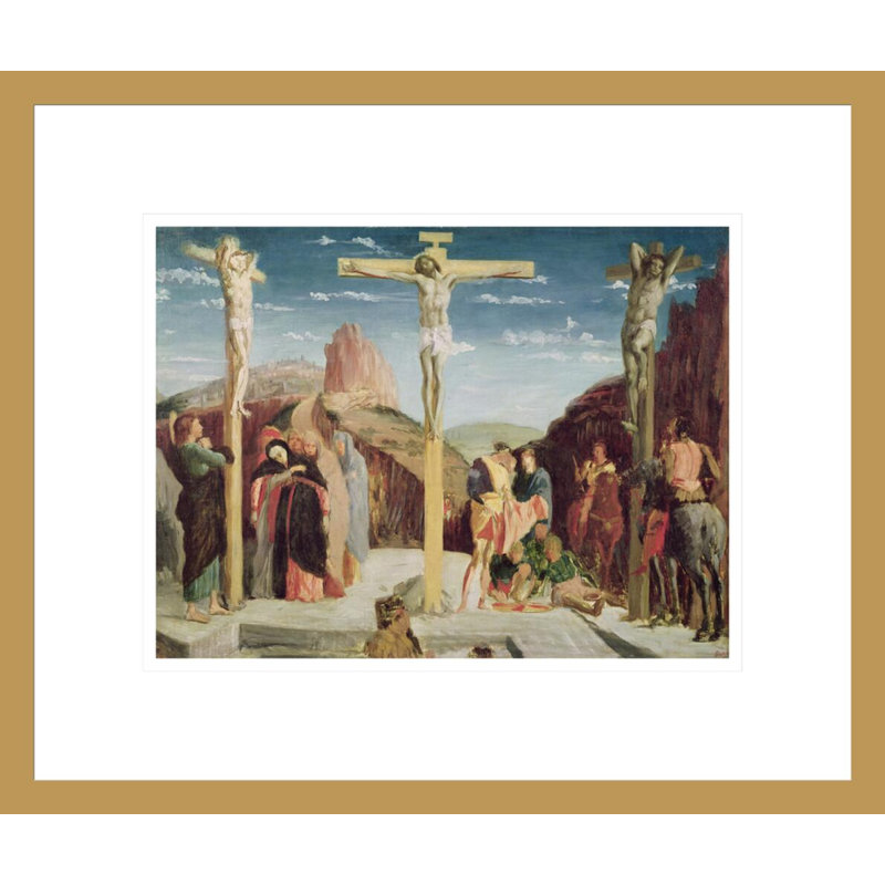 Calvaire d'après une peinture d'Andrea Mantegna (1431-1506) (huile sur toile) par Edgar Degas, impression giclée encadrée