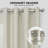 Oneridge Room-Darkening Faux Linen Curtains-907739582-907742786