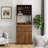 Kitchen wine cabinet, multi-functional storage cabinet