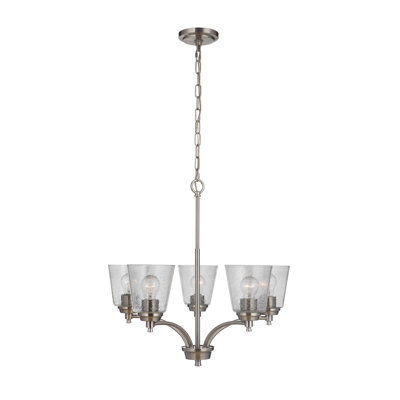 Lustre classique/traditionnel ombré 5 lumières Yancey