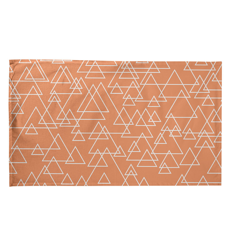 Tea Towel Kitchen Towel, Cotton Twill, Orange
