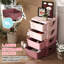 Glison 4 Drawers Plastic Kids Storage Units 4 Tier Children Toy Chest-1455044333