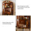 Armoire de rangement en coin 45,67 po