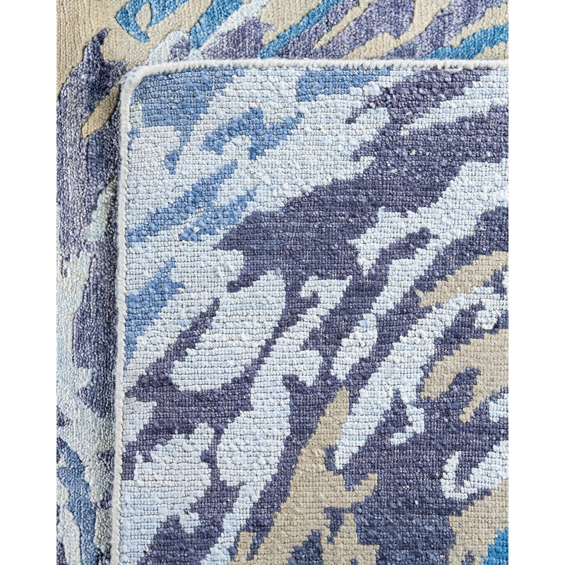 Overdyed One-of-a-Kind 9' 1" X 12' 0" Hand Knotted Area Rug