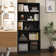 5 Tier Book Shelf,  71" H Large Bookcase, Standing Wood Display Book Shelf For Living Room, Office, Library