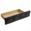 Lit tapissier, base de lit tapissier confortable, tissu chenille, avec tête de lit et base de lit solide. Avec tiroir pour le rangement (88,5 po x 68,5 po x 31 po)-2029329459-2029329468