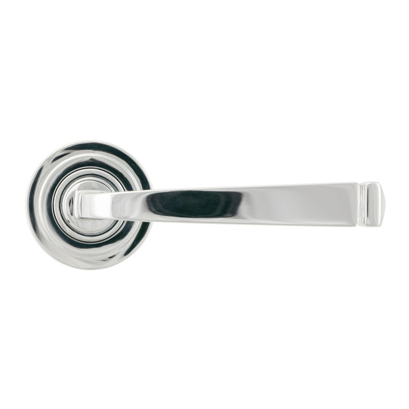 Avon Latch Right Hand Door Handle, Polished Chrome