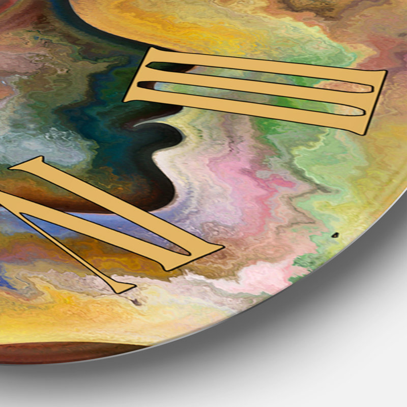 Inner Reality, peinture de paysage d'horloge murale moderne, Grand