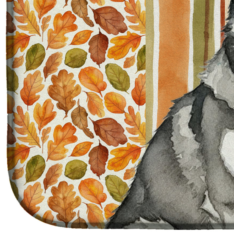 Tapis de vaisselle gris et blanc Malamute Heirloom