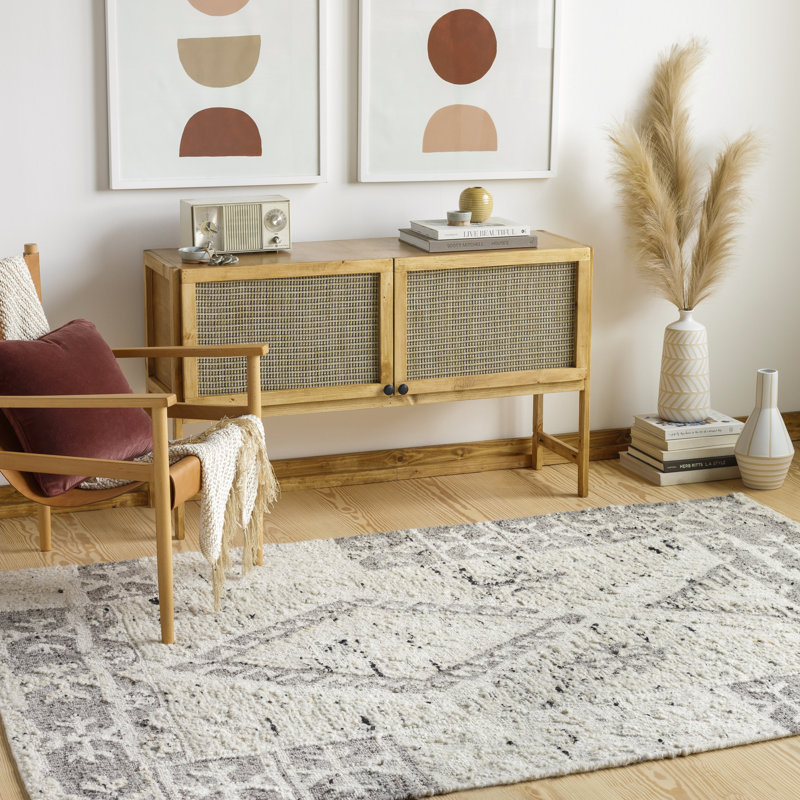 Bremen Wool Southwestern Area Rug, Rectangle 10' x 14'