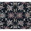 Tapis noir, gris et rose noué à la main de haute qualité