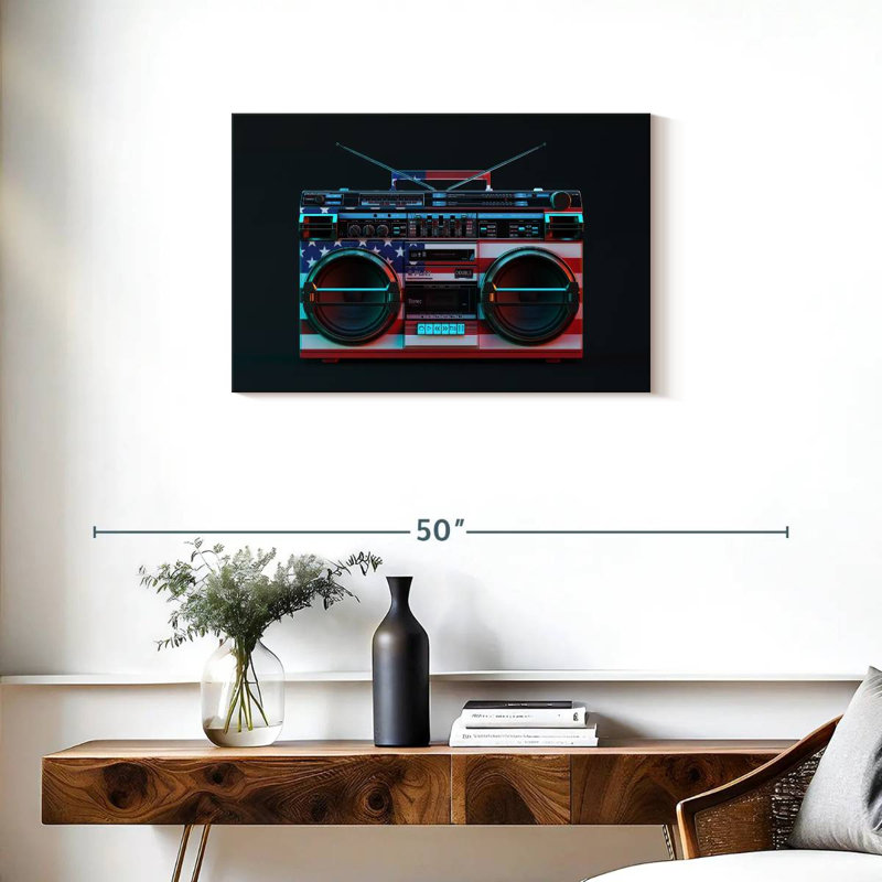 Abarca American Boombox, H 20 po x l 30 po
