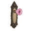 Victorian Plate with Crystal Pink Door Knob-869587450-869587441