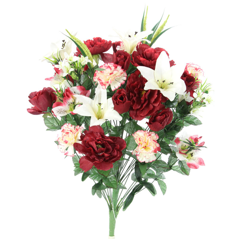 Douilles de fleurs artificielles mélangées