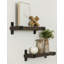 Abasi 2 Piece Pine Solid Wood Bracket Wall Shelf-1706496428-1706496400-1706221133