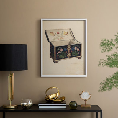 Vintage Sketch XXXI Framed Print - Solid Wood