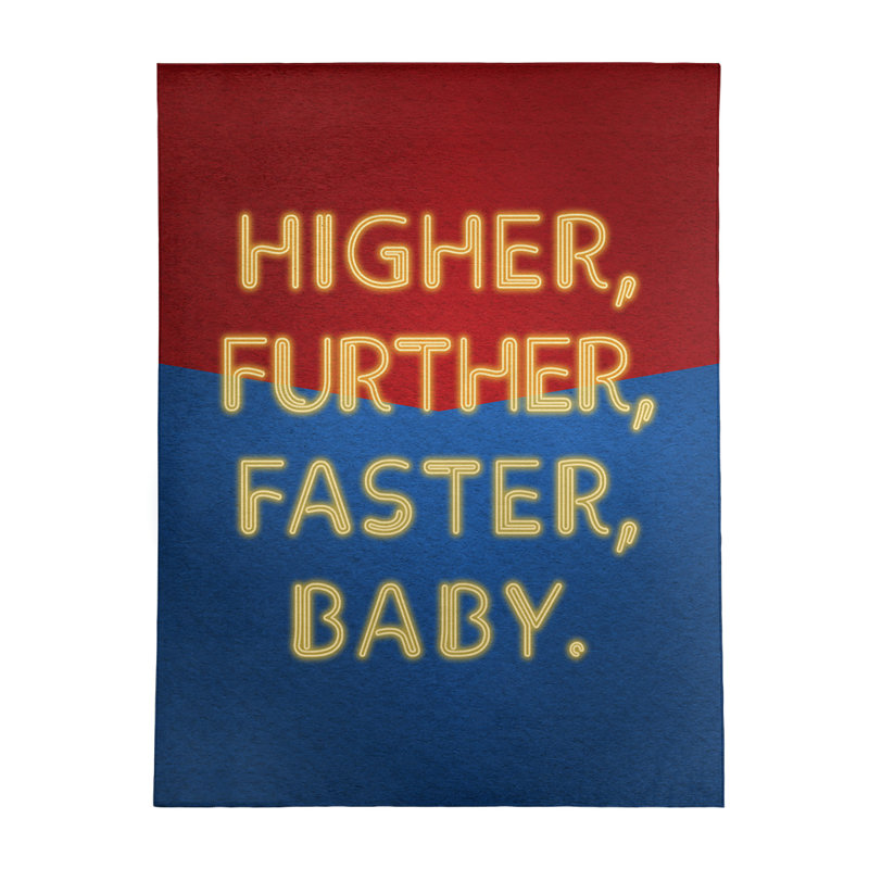 Tapis en chenille en polyester Quotes, Rectangle 5 pi x 7 pi