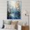 «Letreece Birch Woods Moonlit Symphony V», reproduction d'art sur toile